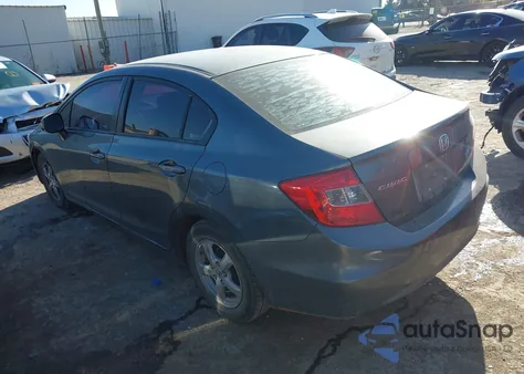 2012 Honda Civic Natural Gas z USA, uszkodzony, nr VIN 19XFB5F52CE003594